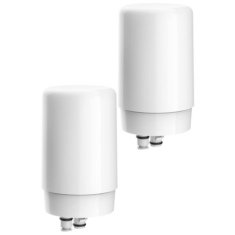 Filterlogic Faucets Filter Cartridge, Replacement for BritaÂ® Filter, BritaÂ® 36311 On Tap Water Filtration System, FR-200, FF-100, 100 Gallons, White (2 Packs) - Image 1